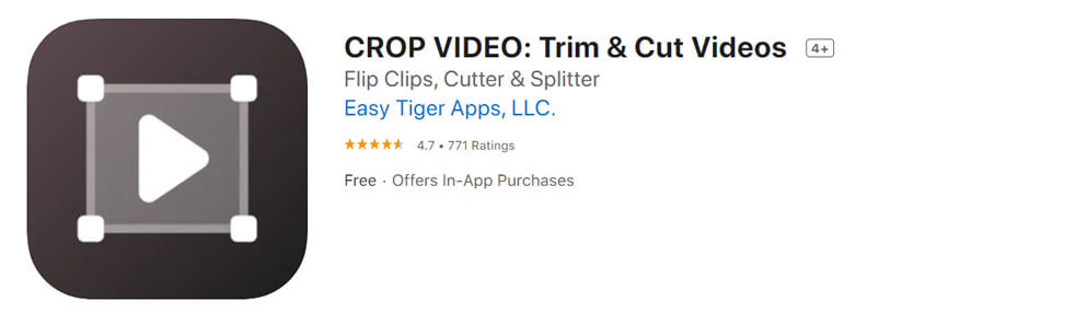 CROP VIDEO: Trim & Cut Videos
