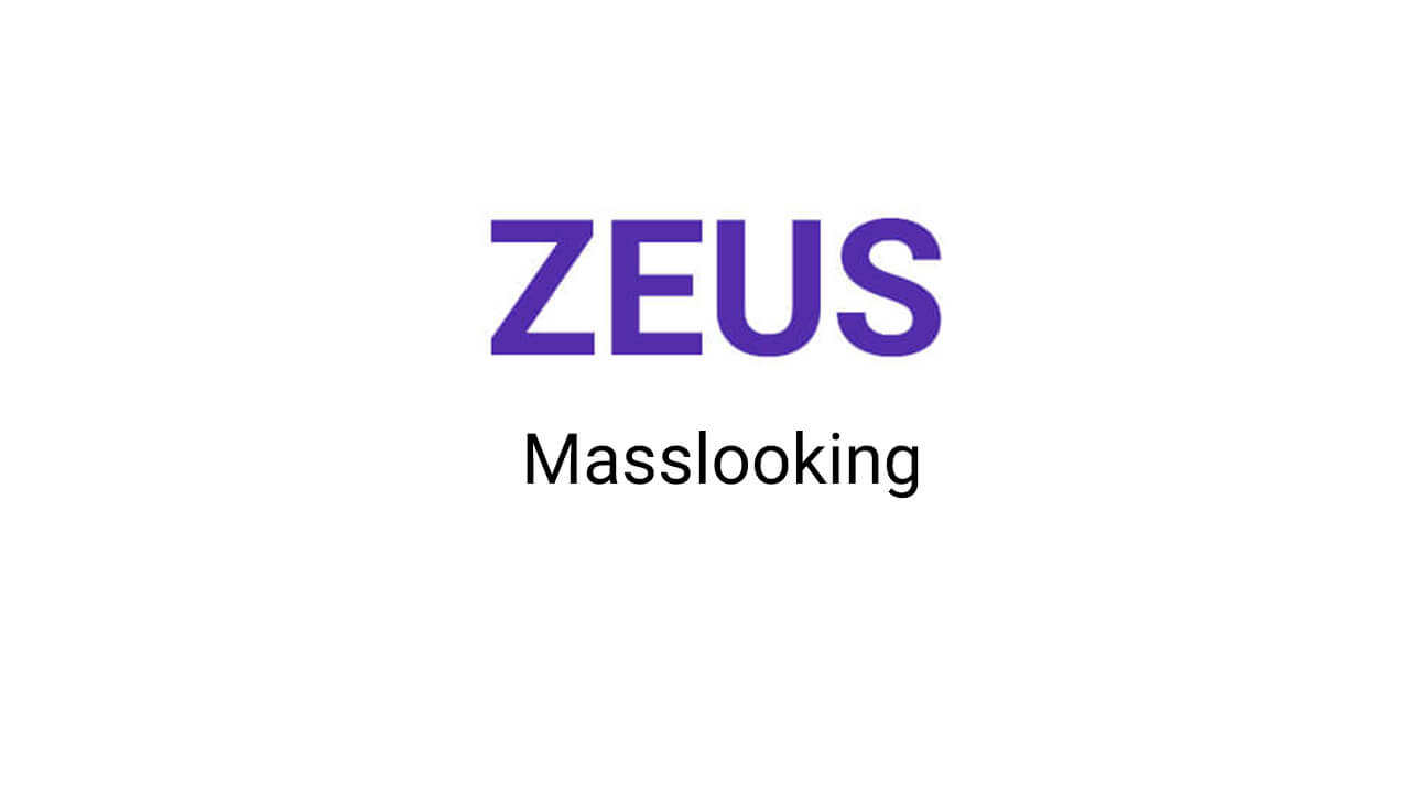 Zeus масслукинг